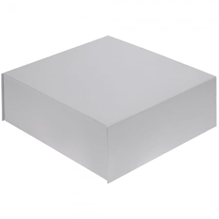 Коробка Quadra, серая купить с нанесением логотипа оптом на заказ в интернет-магазине Санкт-Петербург