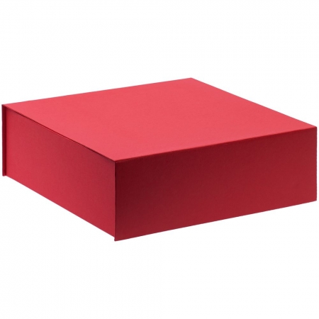 Коробка Quadra, красная купить с нанесением логотипа оптом на заказ в интернет-магазине Санкт-Петербург