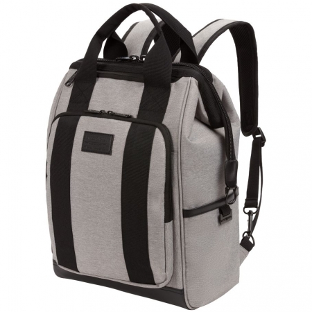 Рюкзак Swissgear Doctor Bag, серый купить с нанесением логотипа оптом на заказ в интернет-магазине Санкт-Петербург