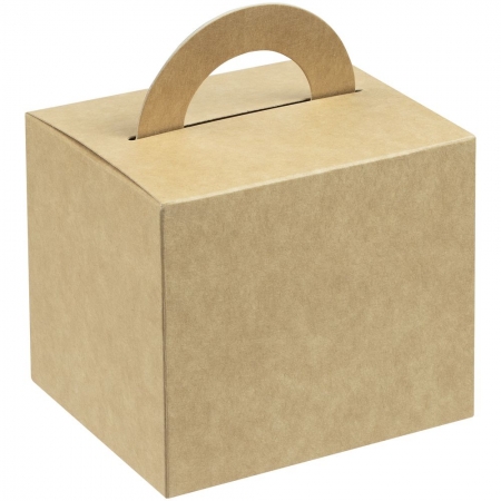Коробка для кружки Storiginal, крафт купить с нанесением логотипа оптом на заказ в интернет-магазине Санкт-Петербург