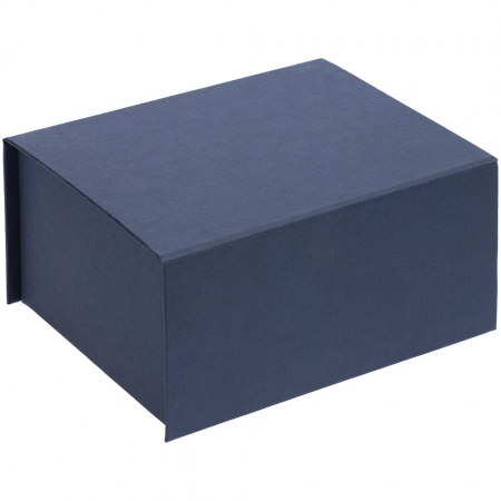 Коробка Magnus, синяя купить с нанесением логотипа оптом на заказ в интернет-магазине Санкт-Петербург