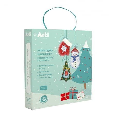 Набор для творчества Winter's Tale: елка, варежка, снеговик купить с нанесением логотипа оптом на заказ в интернет-магазине Санкт-Петербург