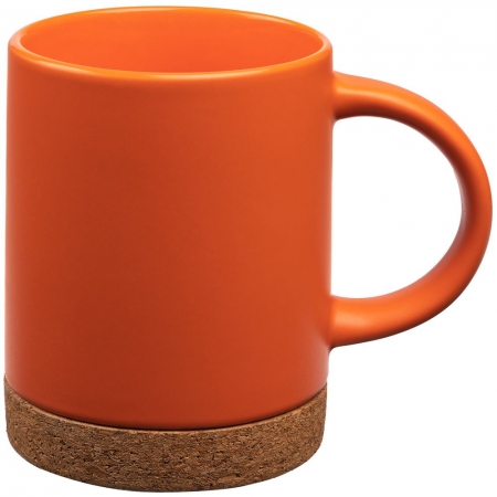 Кружка Corky, оранжевая купить с нанесением логотипа оптом на заказ в интернет-магазине Санкт-Петербург