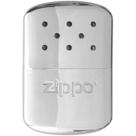 Каталитическая грелка для рук Zippo, серебристая купить с нанесением логотипа оптом на заказ в интернет-магазине Санкт-Петербург