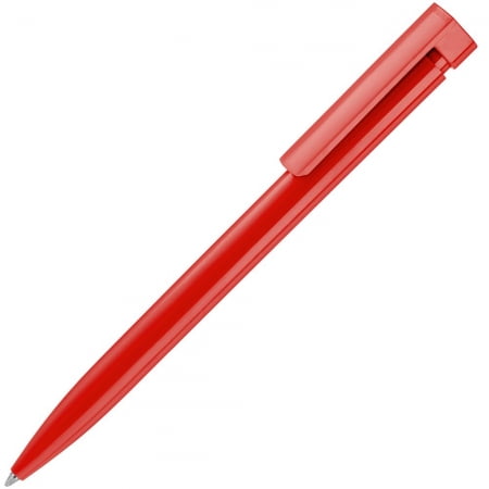 Ручка шариковая Liberty Polished, красная купить с нанесением логотипа оптом на заказ в интернет-магазине Санкт-Петербург