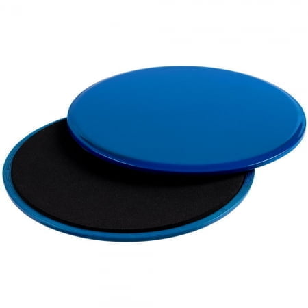 Набор фитнес-дисков Gliss, темно-синий купить с нанесением логотипа оптом на заказ в интернет-магазине Санкт-Петербург
