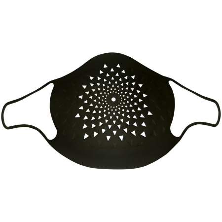 Многоразовая маска с прополисом PropMask, силиконовая, черная купить с нанесением логотипа оптом на заказ в интернет-магазине Санкт-Петербург
