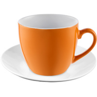 Кофейная пара Refined, оранжевая купить с нанесением логотипа оптом на заказ в интернет-магазине Санкт-Петербург