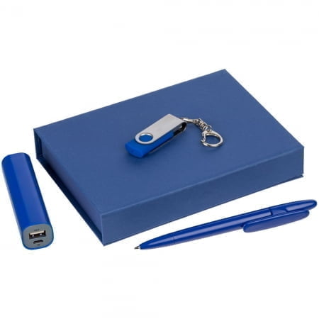 Набор First Kit, синий купить с нанесением логотипа оптом на заказ в интернет-магазине Санкт-Петербург