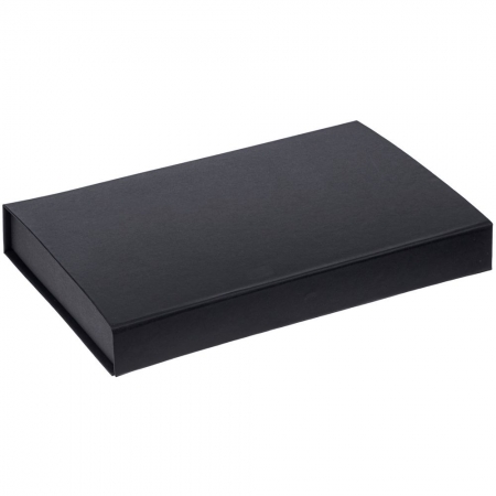 Коробка Silk, черная купить с нанесением логотипа оптом на заказ в интернет-магазине Санкт-Петербург