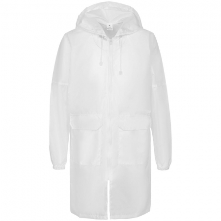 Дождевик Rainman Zip Pockets, белый купить с нанесением логотипа оптом на заказ в интернет-магазине Санкт-Петербург