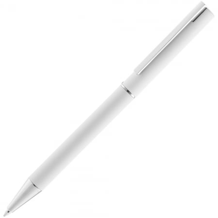 Ручка шариковая Blade Soft Touch, белая купить с нанесением логотипа оптом на заказ в интернет-магазине Санкт-Петербург