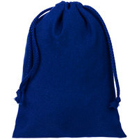 Холщовый мешок Chamber, синий купить с нанесением логотипа оптом на заказ в интернет-магазине Санкт-Петербург