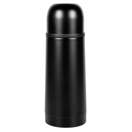 Термос Relaxika 350, черный купить с нанесением логотипа оптом на заказ в интернет-магазине Санкт-Петербург