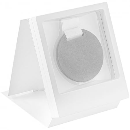 Рамка Transparent с шубером, белая купить с нанесением логотипа оптом на заказ в интернет-магазине Санкт-Петербург