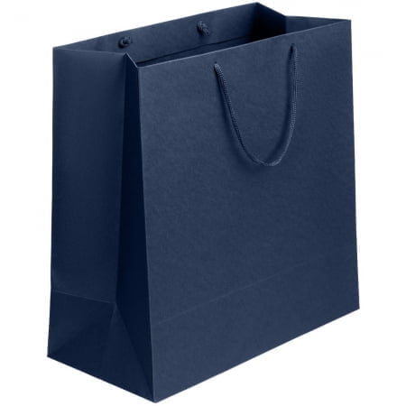 Пакет Porta, большой, темно-синий купить с нанесением логотипа оптом на заказ в интернет-магазине Санкт-Петербург