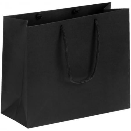 Пакет Porta, малый, черный купить с нанесением логотипа оптом на заказ в интернет-магазине Санкт-Петербург