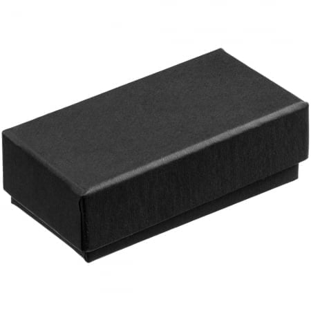 Коробка для флешки Minne, черная купить с нанесением логотипа оптом на заказ в интернет-магазине Санкт-Петербург