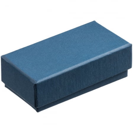 Коробка для флешки Minne, синяя купить с нанесением логотипа оптом на заказ в интернет-магазине Санкт-Петербург
