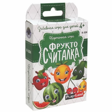 Карточная игра «Забавная. Фруктосчиталка» купить с нанесением логотипа оптом на заказ в интернет-магазине Санкт-Петербург