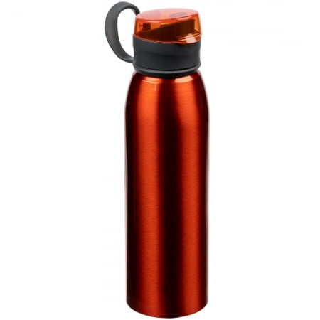 Спортивная бутылка для воды Korver, оранжевая купить с нанесением логотипа оптом на заказ в интернет-магазине Санкт-Петербург