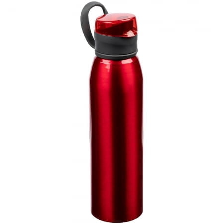 Спортивная бутылка для воды Korver, красная купить с нанесением логотипа оптом на заказ в интернет-магазине Санкт-Петербург