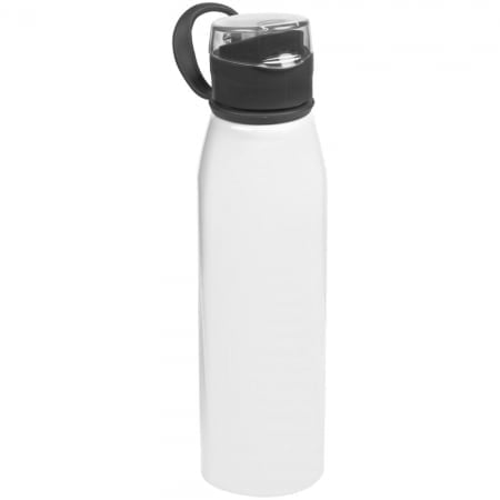 Спортивная бутылка для воды Korver, белая купить с нанесением логотипа оптом на заказ в интернет-магазине Санкт-Петербург