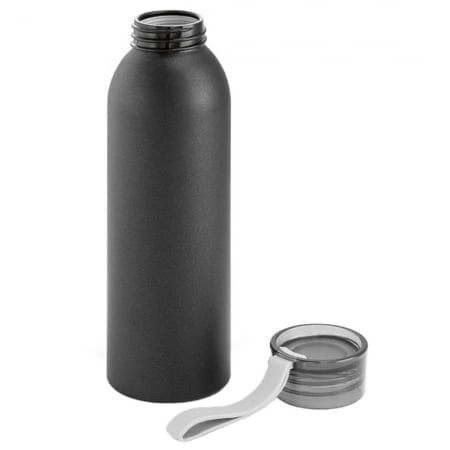 Спортивная бутылка для воды Rio, черная купить с нанесением логотипа оптом на заказ в интернет-магазине Санкт-Петербург