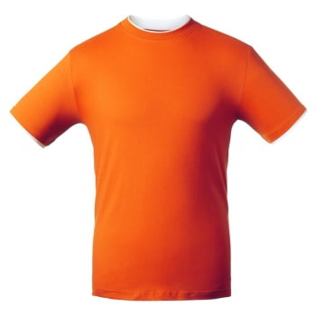Футболка T-bolka Accent, оранжевая купить с нанесением логотипа оптом на заказ в интернет-магазине Санкт-Петербург