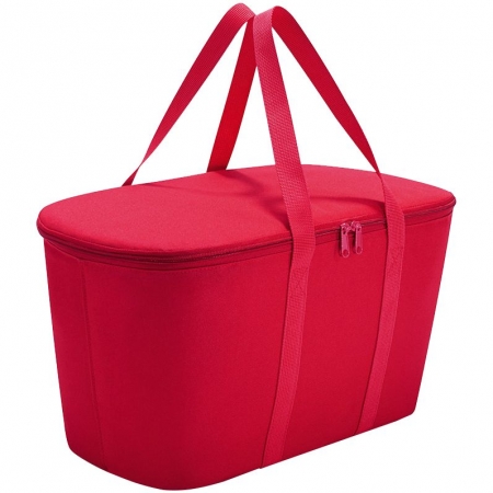Термосумка Coolerbag, красная купить с нанесением логотипа оптом на заказ в интернет-магазине Санкт-Петербург