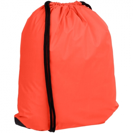 Рюкзак-мешок Manifest Color из светоотражающей ткани, оранжевый купить с нанесением логотипа оптом на заказ в интернет-магазине Санкт-Петербург