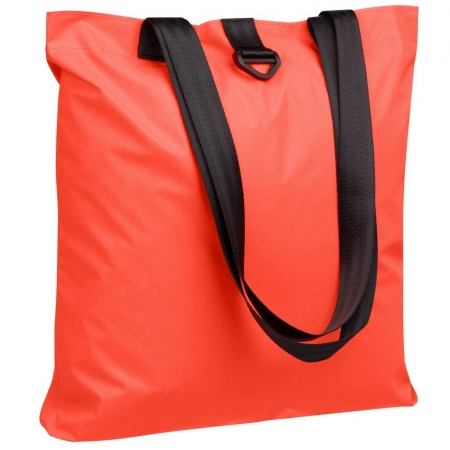 Шопер Manifest Color из светоотражающей ткани, оранжевый купить с нанесением логотипа оптом на заказ в интернет-магазине Санкт-Петербург