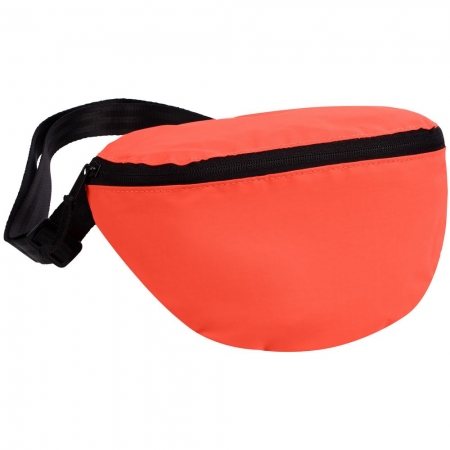 Поясная сумка Manifest Color из светоотражающей ткани, оранжевая купить с нанесением логотипа оптом на заказ в интернет-магазине Санкт-Петербург