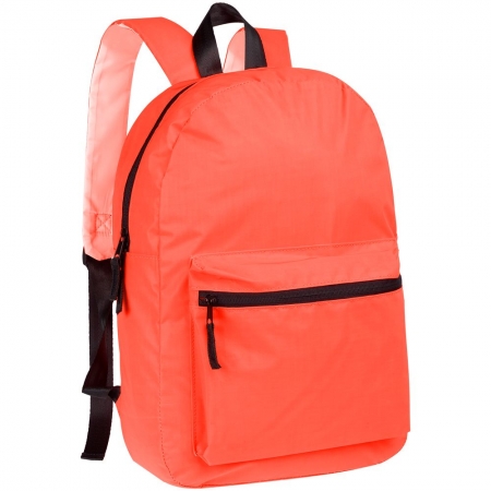Рюкзак Manifest Color из светоотражающей ткани, оранжевый купить с нанесением логотипа оптом на заказ в интернет-магазине Санкт-Петербург