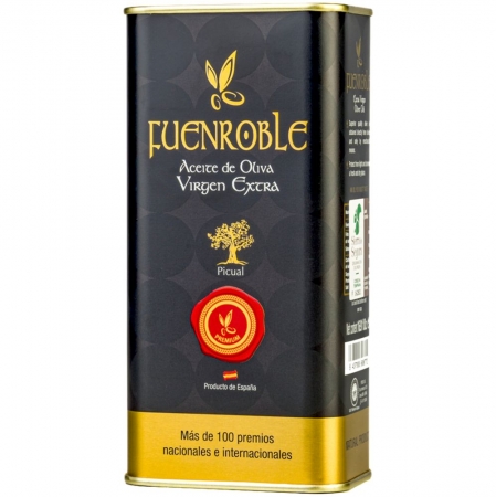 Масло оливковое Fuenroble, в жестяной упаковке купить с нанесением логотипа оптом на заказ в интернет-магазине Санкт-Петербург