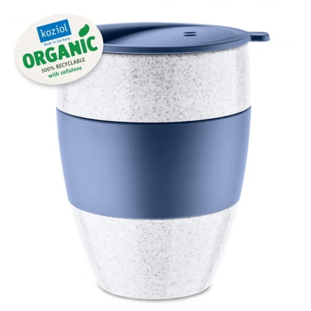 Термокружка Aroma To Go 2.0 Organic, синяя купить с нанесением логотипа оптом на заказ в интернет-магазине Санкт-Петербург