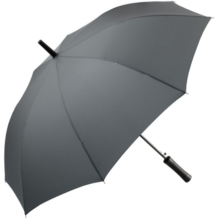 Зонт-трость Lanzer, серый купить с нанесением логотипа оптом на заказ в интернет-магазине Санкт-Петербург