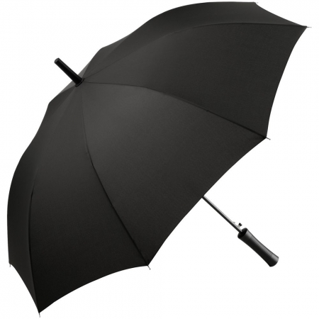 Зонт-трость Lanzer, черный купить с нанесением логотипа оптом на заказ в интернет-магазине Санкт-Петербург