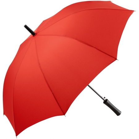 Зонт-трость Lanzer, красный купить с нанесением логотипа оптом на заказ в интернет-магазине Санкт-Петербург