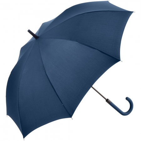 Зонт-трость Fashion, темно-синий купить с нанесением логотипа оптом на заказ в интернет-магазине Санкт-Петербург