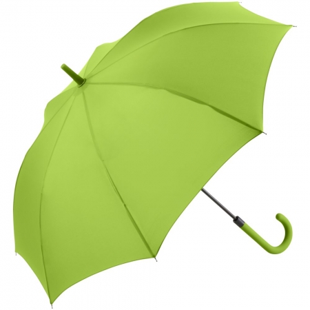 Зонт-трость Fashion, зеленое яблоко купить с нанесением логотипа оптом на заказ в интернет-магазине Санкт-Петербург