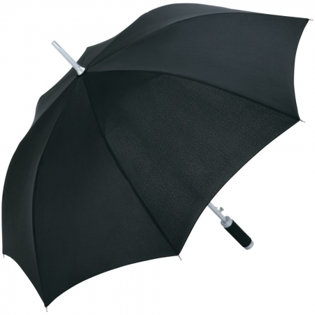 Зонт-трость Vento, черный купить с нанесением логотипа оптом на заказ в интернет-магазине Санкт-Петербург