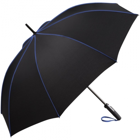 Зонт-трость Seam, синий купить с нанесением логотипа оптом на заказ в интернет-магазине Санкт-Петербург