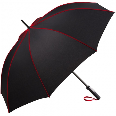 Зонт-трость Seam, красный купить с нанесением логотипа оптом на заказ в интернет-магазине Санкт-Петербург