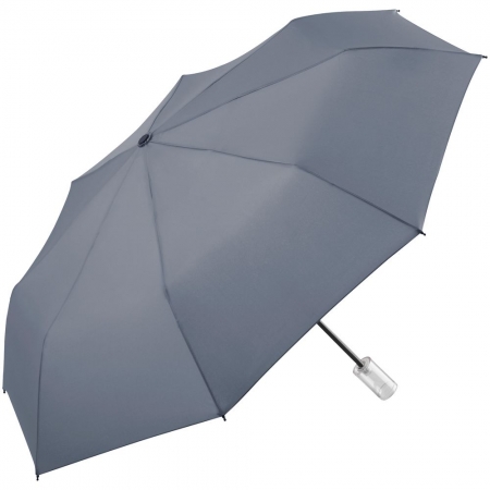 Зонт складной Fillit, серый купить с нанесением логотипа оптом на заказ в интернет-магазине Санкт-Петербург