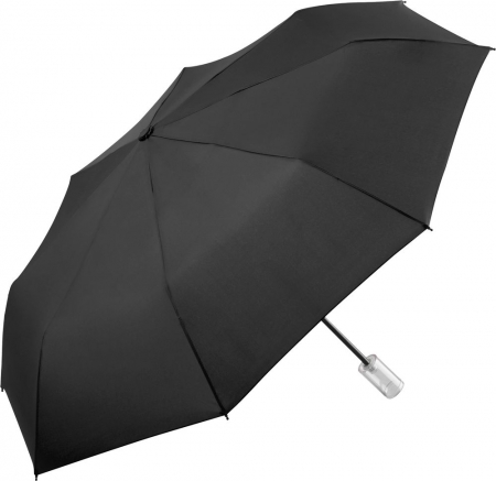 Зонт складной Fillit, черный купить с нанесением логотипа оптом на заказ в интернет-магазине Санкт-Петербург