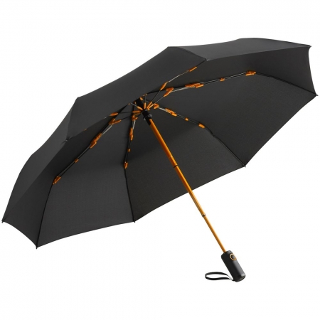 Зонт складной AOC Colorline, оранжевый купить с нанесением логотипа оптом на заказ в интернет-магазине Санкт-Петербург