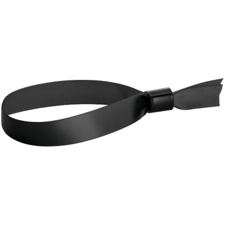Несъемный браслет Seccur, черный купить с нанесением логотипа оптом на заказ в интернет-магазине Санкт-Петербург