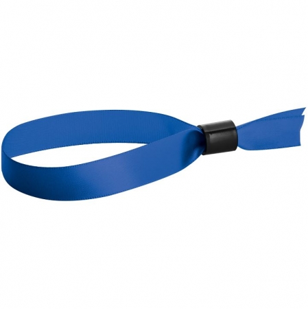 Несъемный браслет Seccur, синий купить с нанесением логотипа оптом на заказ в интернет-магазине Санкт-Петербург