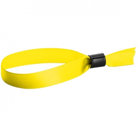 Несъемный браслет Seccur, желтый купить с нанесением логотипа оптом на заказ в интернет-магазине Санкт-Петербург